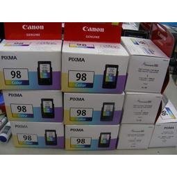 CANON PG-88黑+CL-98=1黑1彩原廠墨水匣PG88 CL98 PIXMA E500 E600