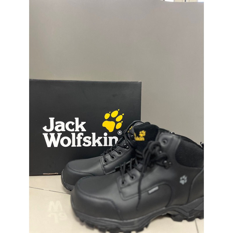 Jack Wolfskin🐾黑色安全工作鞋/工作鞋/黑色鞋