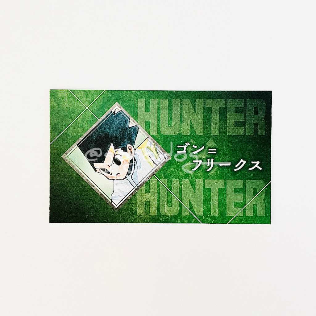 獵人 HunterXHunter 原畫  冨樫義博 獵人 名片 JUMP SHOP