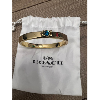COACH金色金屬手環