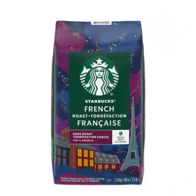 Costco代購 Starbucks星巴克法式烘焙咖啡豆 1.13 公斤
