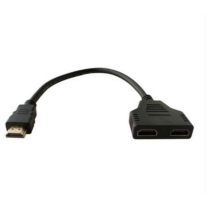 庫存不用等-【no】-HDMI扁線一分二 HDMI 1分2高清線 HDMI分頻器 A5.0308 [334309現貨