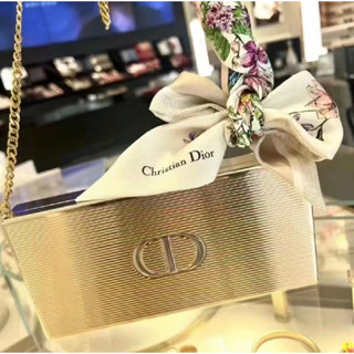Dior 現貨開發票 迪奧藍星唇膏金燦手拿包–杜樂麗花園限量版 聖誕限量