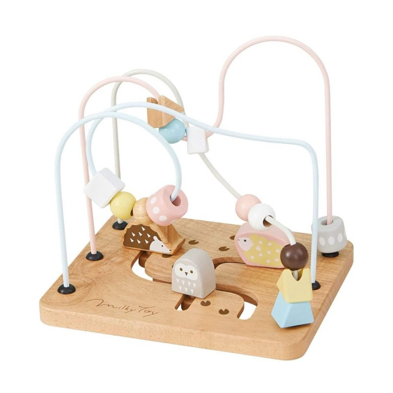 milky toy 木製玩具 動物軌道 Ed.inter japan