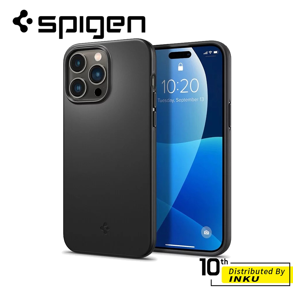 Spigen Thin Fit iPhone14/13/Pro/Max/Plus 防摔保護殼 手機殼 防塵 防刮 黑