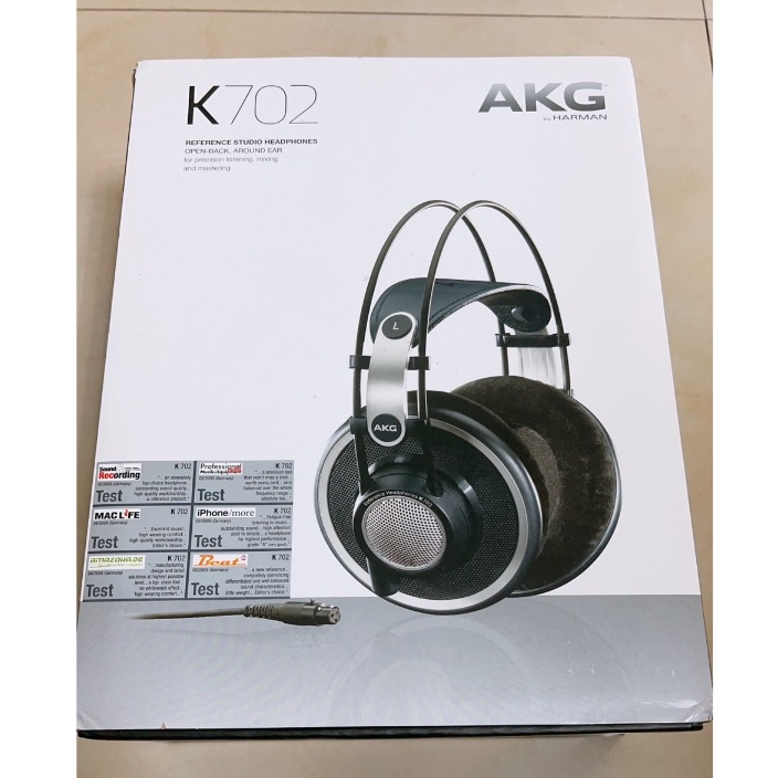 AKG K702 現貨 正品未封封 AKG K702 開放式 耳罩 監聽 耳機 可換線 錄音 編曲 舒適 作曲 監聽耳機