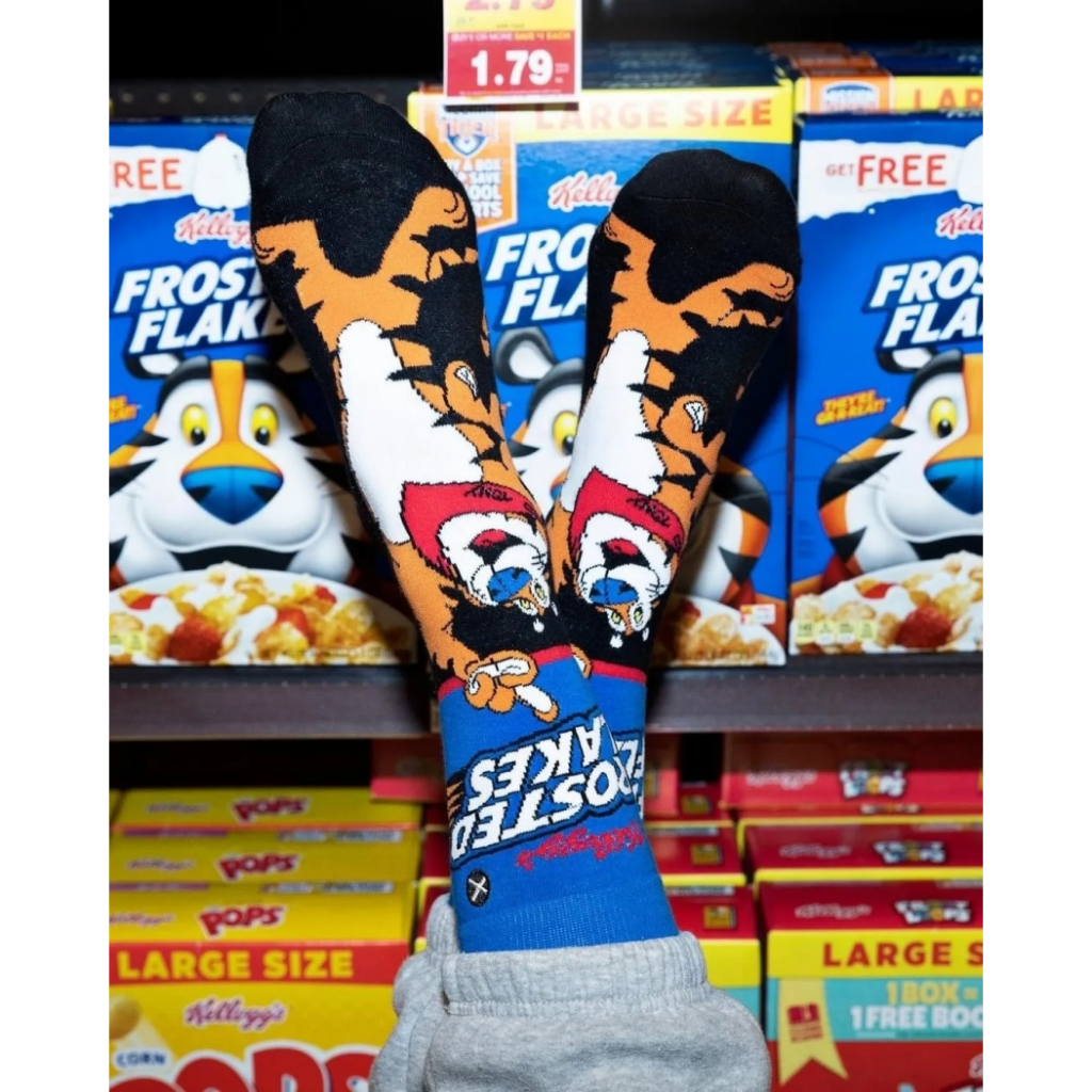 [ YAV ] Odd Sox - Kellogg's 家樂氏聯名款 Frosted Flakes 玉米脆片 中筒襪 襪