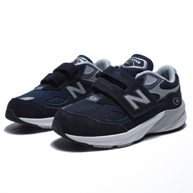 NEW BALANCE 童鞋 NB 990 深藍 麂皮 黏帶 小童 IV990NV6