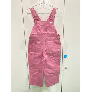 uniqlo粉紅吊帶褲100cm