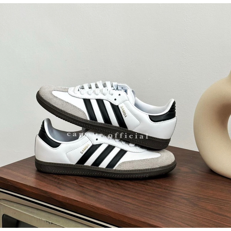 罐頭選貨🥫Adidas Samba OG 黑白 焦糖底 麂皮 德訓鞋 B75807 B75806