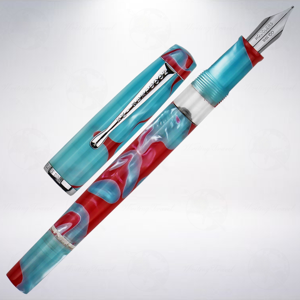 美國 鯰魚 Noodler's Konrad Acrylic Flex 彈性尖鋼筆: 珊瑚海/Coral Sea