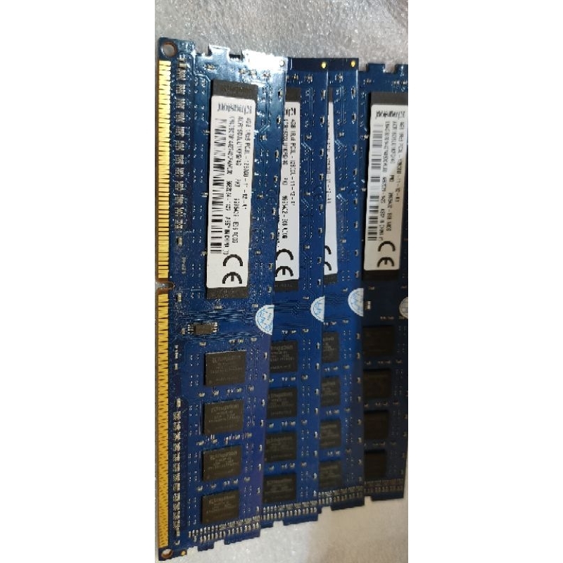桌上型記憶體 金士頓記憶體 桌上型記憶體 DDR3 PC3L 12800U 4Gx4共16G 單面 不拆賣