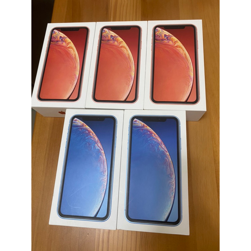 iPhone XR 64G 128G 橘色 藍色 空盒