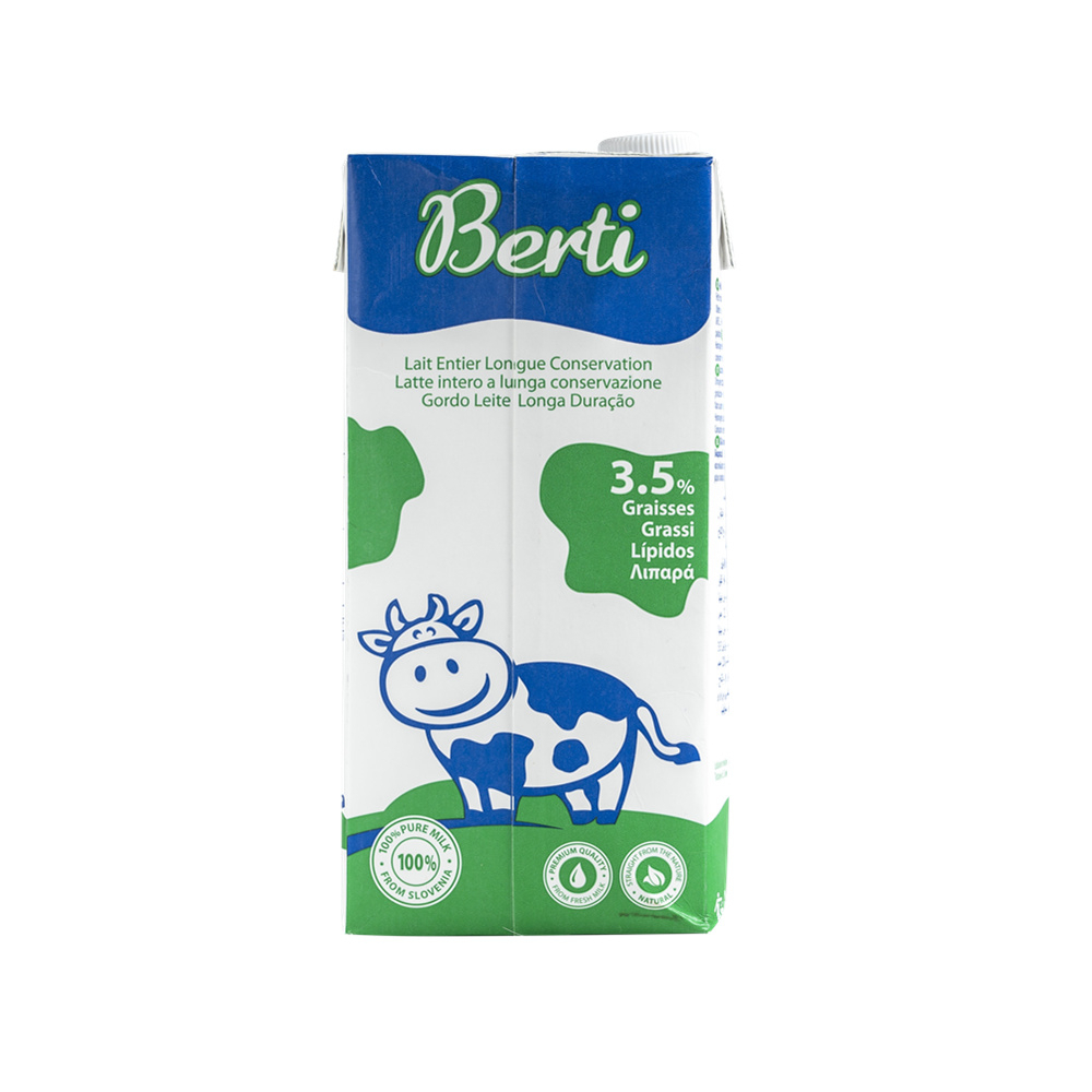 【Berti】歐洲寶貝優質保久牛奶1000ml/罐(採用100%純生乳)