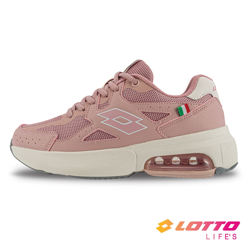 【LOTTO 義大利】女 ARIA'91 氣墊跑鞋(粉紅-LT3AWR7203)