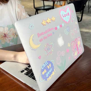 蘋果電腦macbook air保護殼 pro13吋硬殼 韓國可愛透明氣孔散熱輕薄本14吋筆記本電腦保護套 筆電套 筆電殼