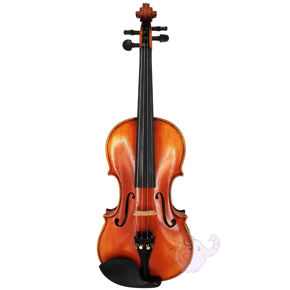 台灣品牌 Elegant C11606 精緻手工虎背紋小提琴-愛樂芬音樂