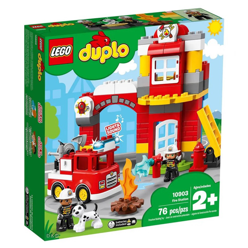 木木玩具 樂高 lego 10903 得寶 消防局