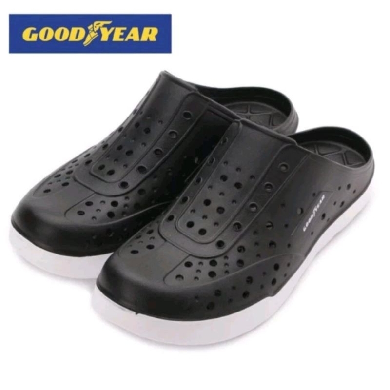 GOODYEAR 固特異 男女鞋GAMS73800＜16＞ 輕量透氣 防水防滑 Q彈柔軟 懶人鞋 兩拖鞋 洞洞鞋