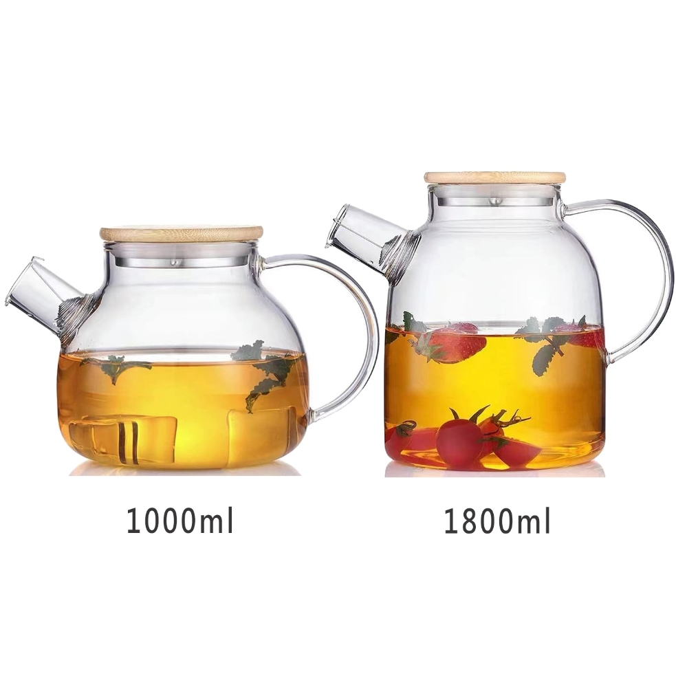 耐熱玻璃壺  1000ml 1800ml 2個尺寸任選/1入 金益合玻璃器皿