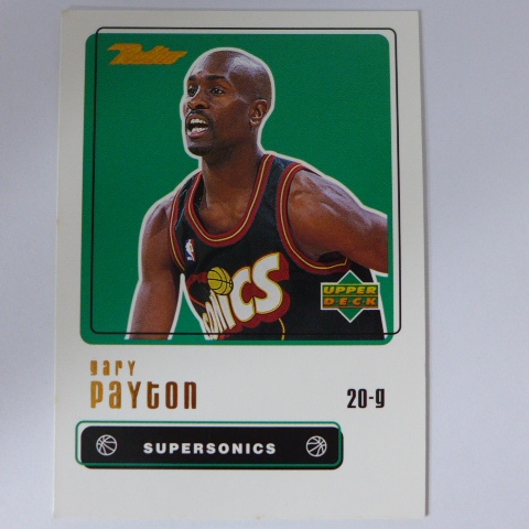 ~Gary Payton/蓋瑞·裴頓~名人堂/手套 1999年UD RETIO.NBA籃球卡