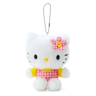 Sanrio 三麗鷗 復古千鳥格系列 造型玩偶吊飾 Hello Kitty 259454