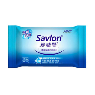 Savlon 沙威隆 清爽潔膚抗菌濕巾, 10張