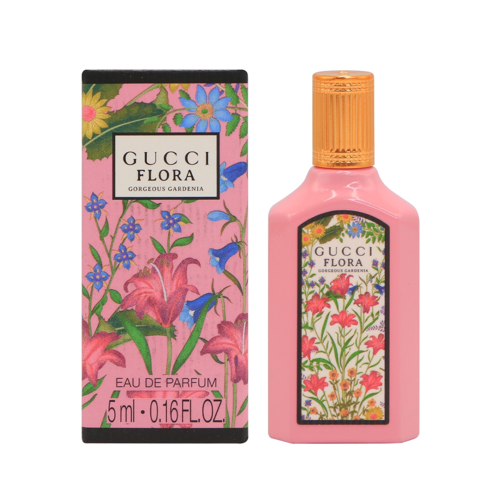 GUCCI FLORA GOREGOUS GARDENIA幻夢梔子花女性淡香精5ml