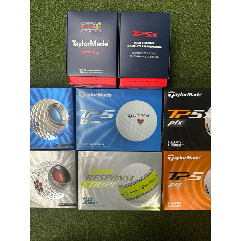 [小鷹小舖] TaylorMade BALLS TP5 TP5x pix SYMBOL 知名 泰勒梅 高爾夫球 系列款