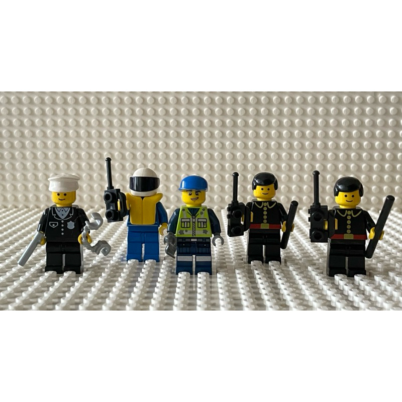 LEGO樂高 二手 絕版 城市系列 人偶 清潔工 警察 廚師 工人 消防員 車長