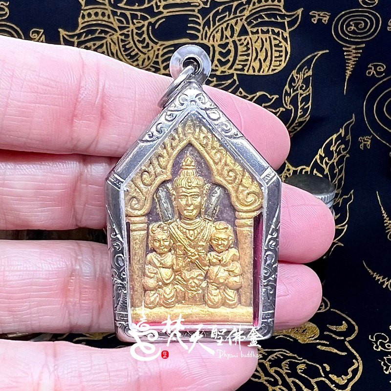 雙刀坤平將軍  招財桃花人緣坤平 紫色模 背面燕通和合