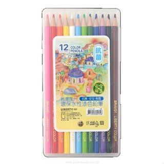 享亮文具樂園｜【利百代】12色/24色 聖託里尼島/斯德哥爾摩 水性漆色鉛筆 繪畫 美術 CC-878