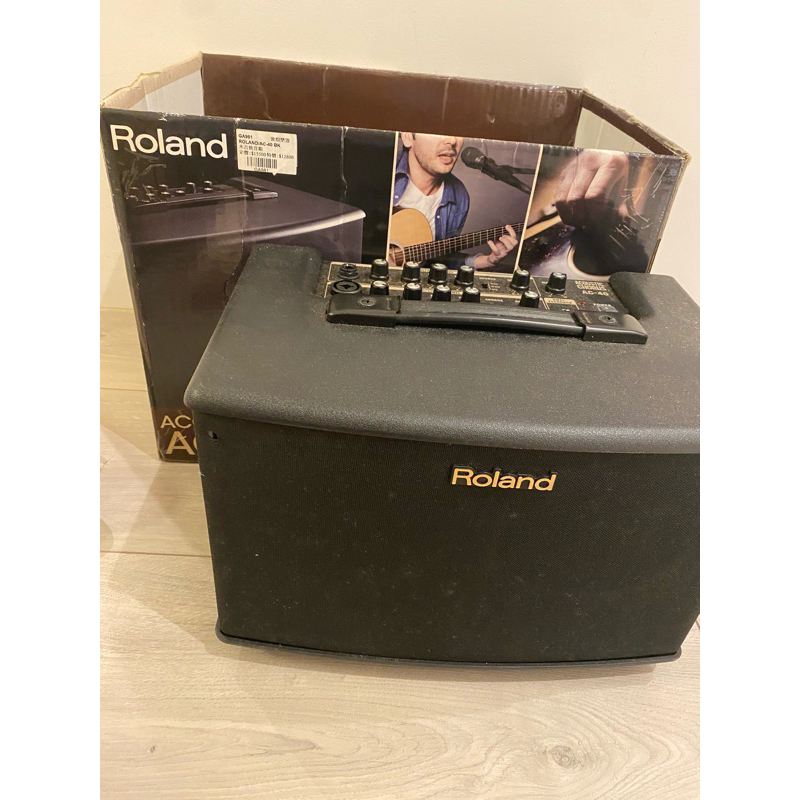 ROLAND AC40 BK 木吉他專用音箱 黑色款二手少用