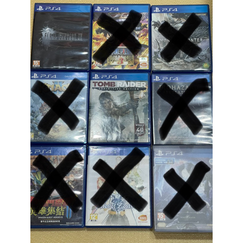 二手 PS4遊戲片 出清特賣