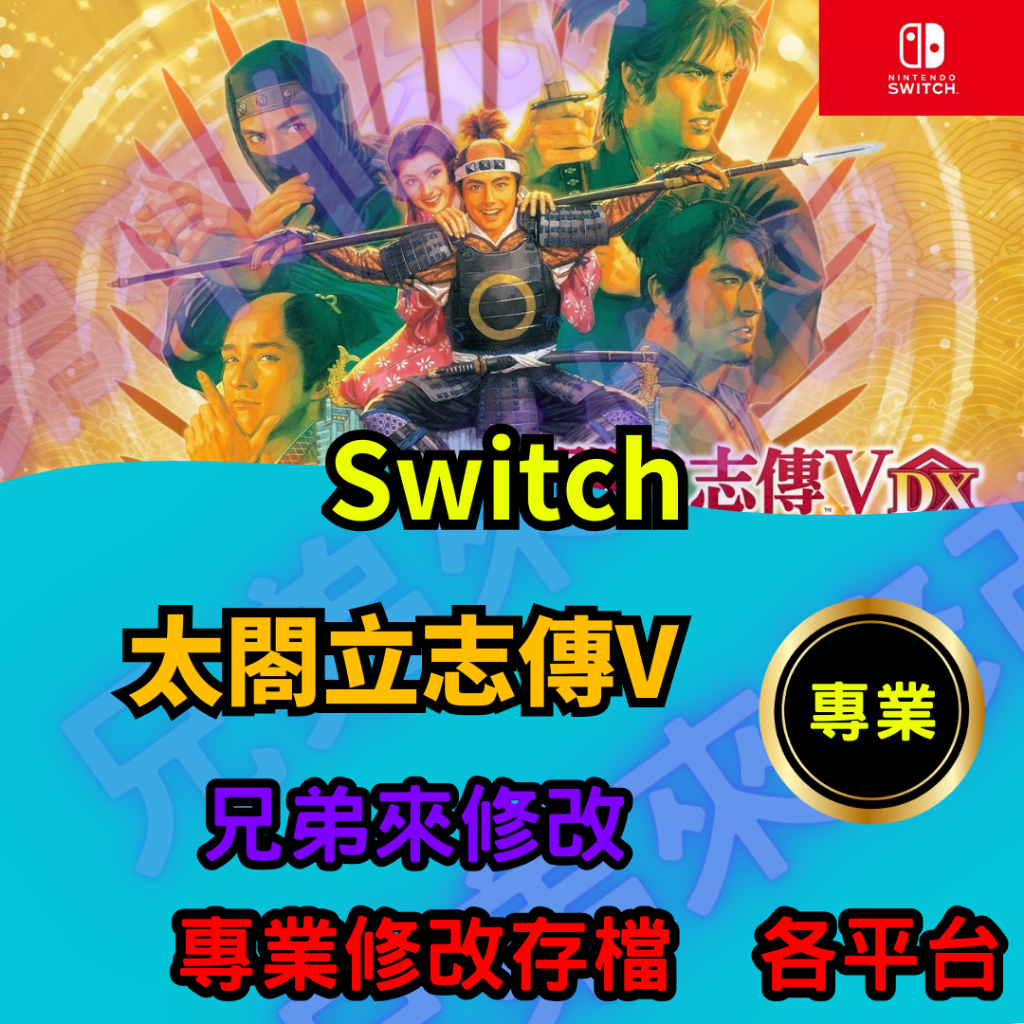 🌈兄弟來修改🌈NS Switch 太閤立志傳V 存檔修改 存檔替換 外掛 金手指