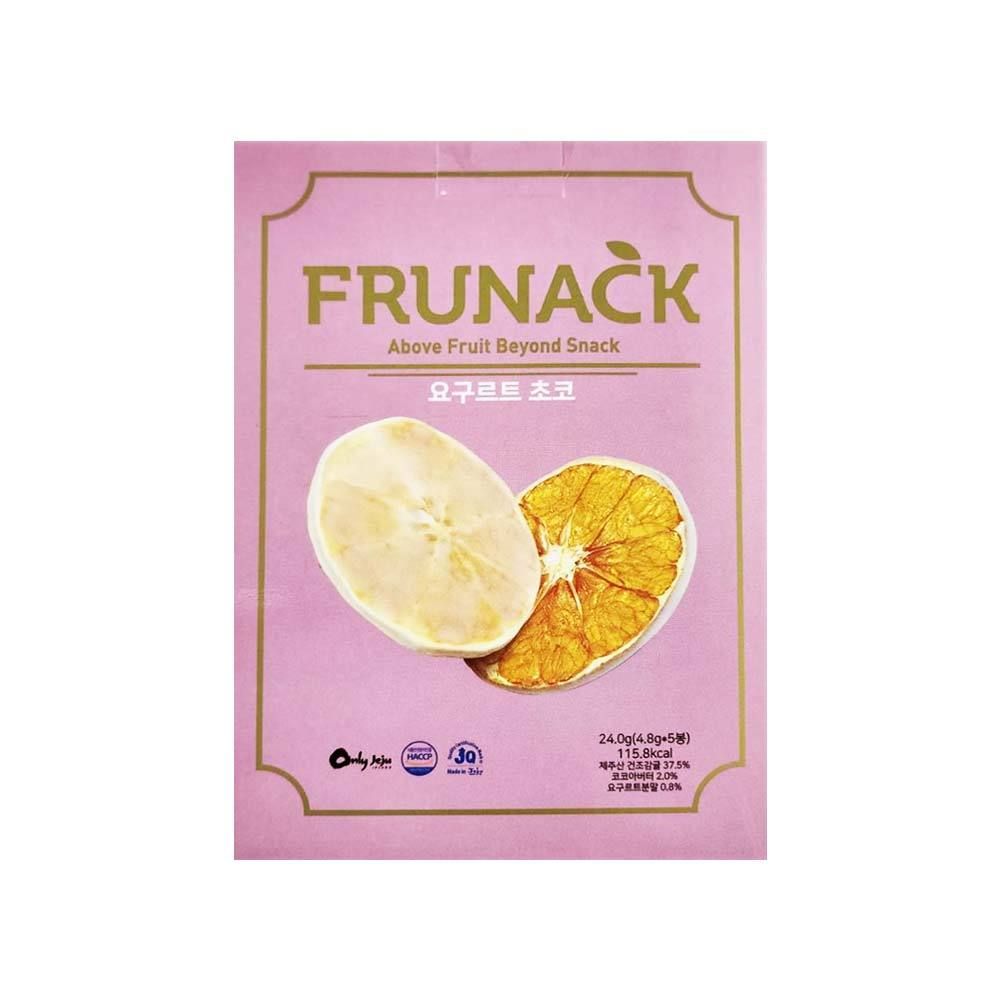 韓國 FRUNACK 優格巧克力風味柑橘片 5入《日藥本舖》