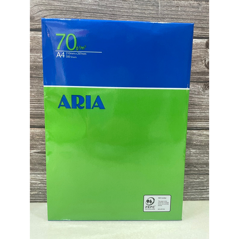 ARIA  A4影印紙500張入 環保PEFC認證 A4紙 影印紙 A4列印紙 空白紙 70磅