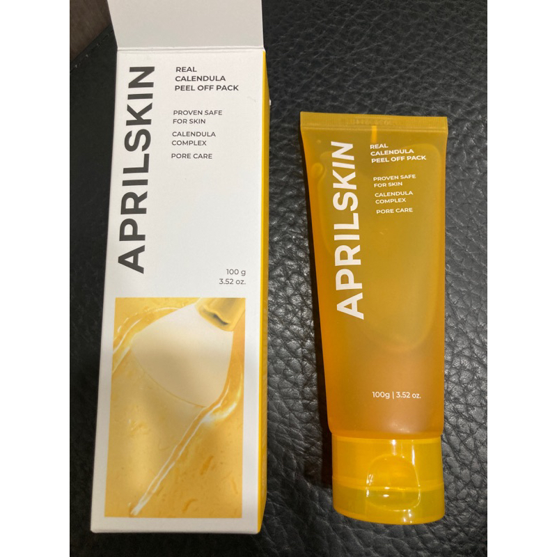 全新 韓國 aprilskin 金盞菊淨膚撕拉面膜 面膜 100g 含外盒