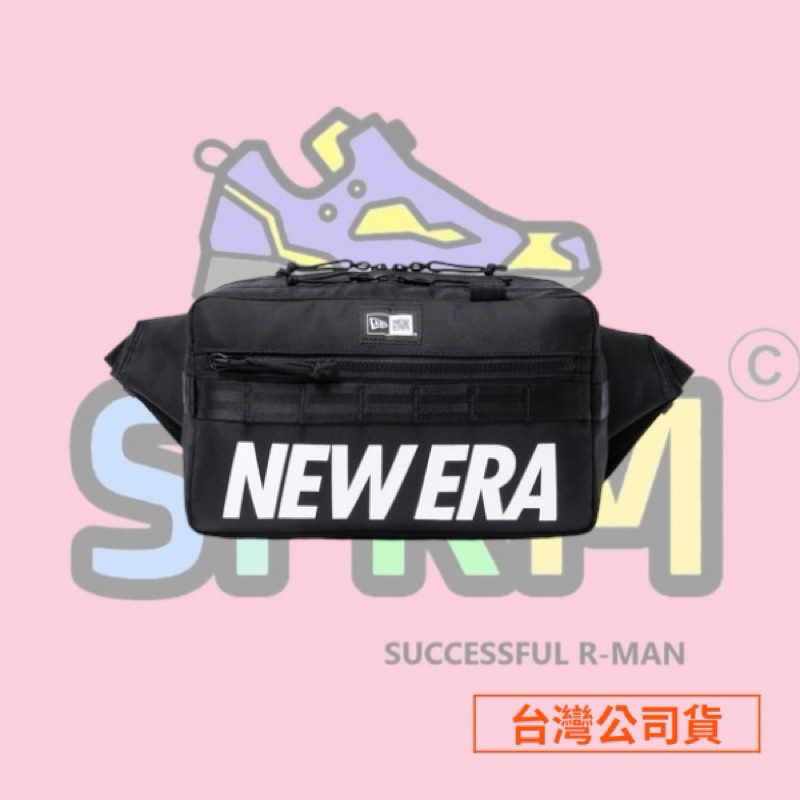 【R-MAN】NEW ERA SQUARE 方型腰包 黑 文字標 NE12872991 台灣公司貨