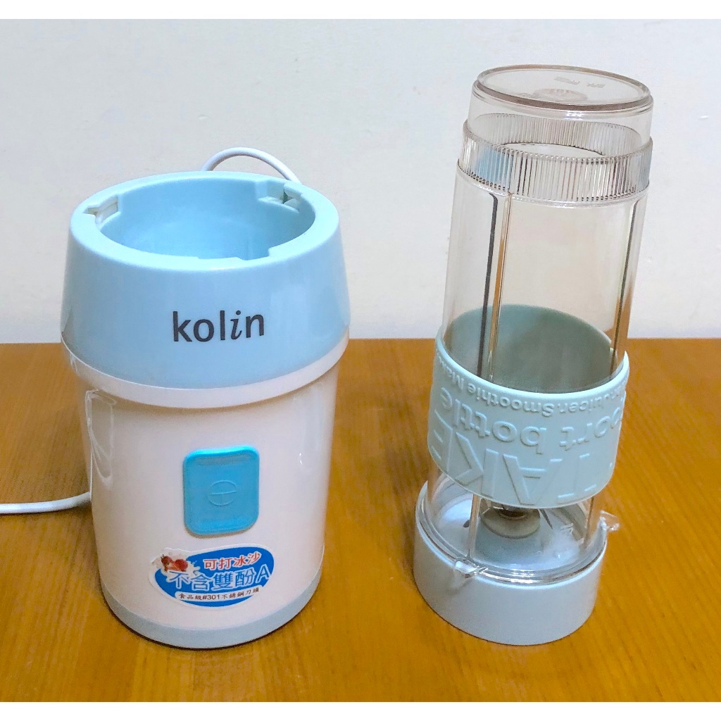 歌林  kolin KJE-MNR5761  果汁機 隨行杯 果汁杯 (單杯藍) 可做冰沙