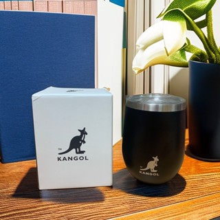 KANGOL ☛304不銹鋼蛋形隨行杯☛黑色款☛環保隨行杯☛360ml☛雙層304不銹鋼☛辦公室好物☛送人禮品☛交換禮物