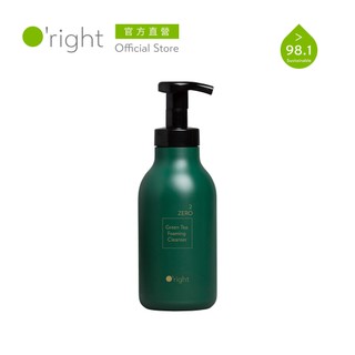 O'right 歐萊德 綠茶潔顏慕絲450mL(典藏版)