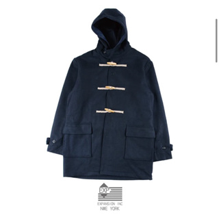 REPUTATION EXPANSION 086JD OCEAN VIEW DUFFLE COAT / 藍 男大衣