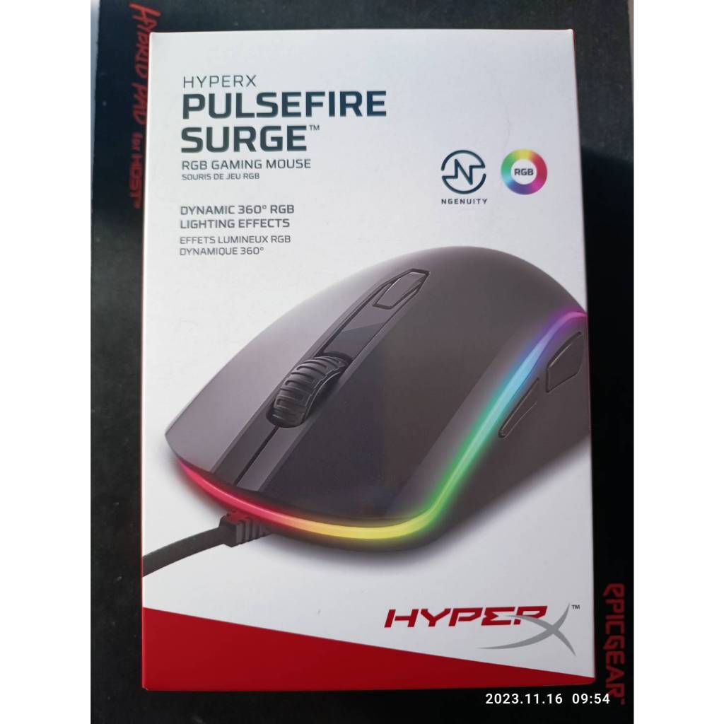 HyperX Pulsefire Surge RGB 電競滑鼠 (原廠提供保固新品)