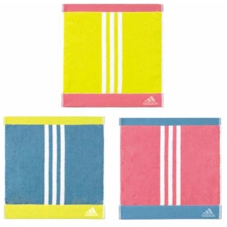 ☆小比愛日本☆ 現貨 日本 愛迪達 adidas 純棉 正版 25X25cm 洗臉巾 方巾 手帕 毛巾 擦汗巾