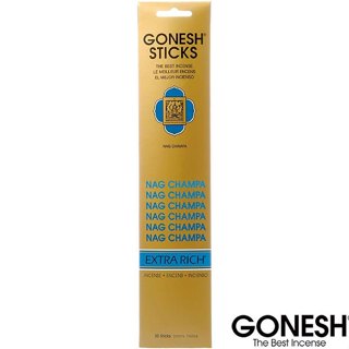 美國 GONESH NAG CHAMPA 印度傳說 芳香精油 線香 (20枝入) 化學原宿