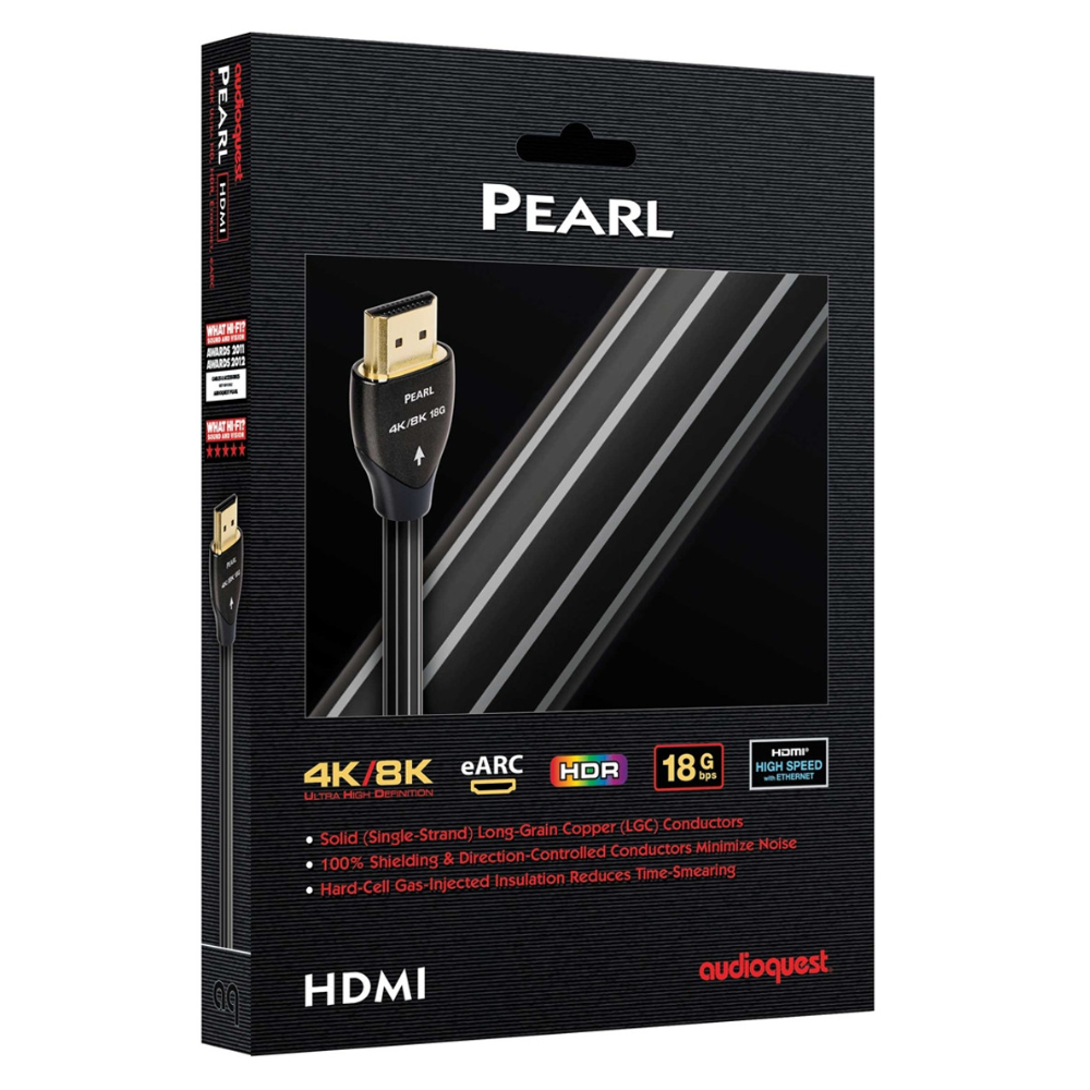 美國 AudioQuest HDMI Pearl 18 4K 光纖HDMI線 2.0版 多版本