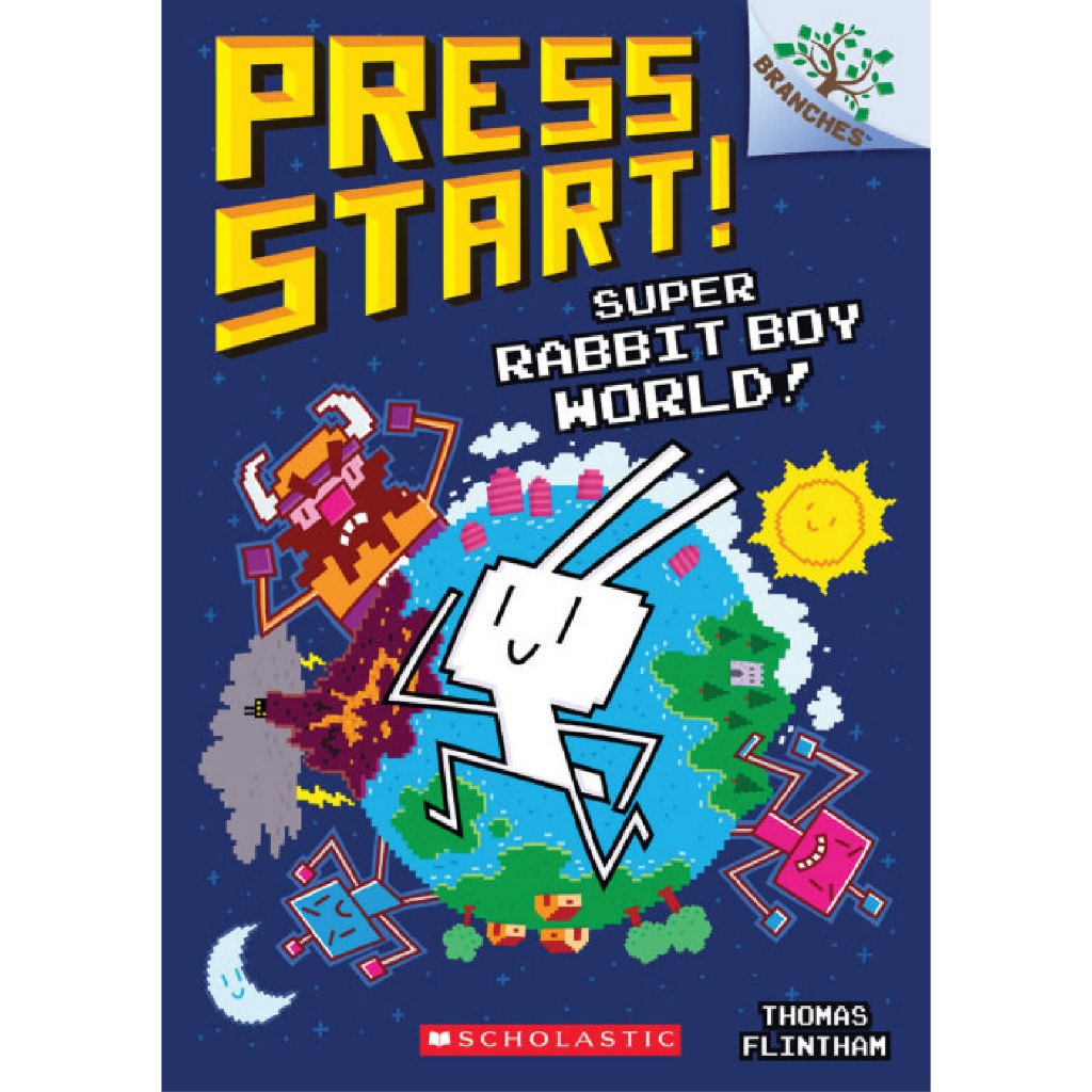 Press Start! 12: Super Rabbit Boy World! / Scholastic出版社旗艦店