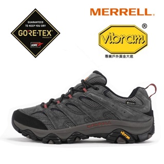 Merrell 登山鞋 Moab 3 GTX 男鞋 灰 黑 防水 戶外 Gore-Tex 支撐 避震 ML036263