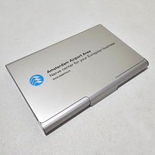 阿姆斯特丹 機場 Amsterdam Airport Area 銀色 名片盒 名片夾 卡片盒 ♥ 正品 ♥ 現貨 ♥